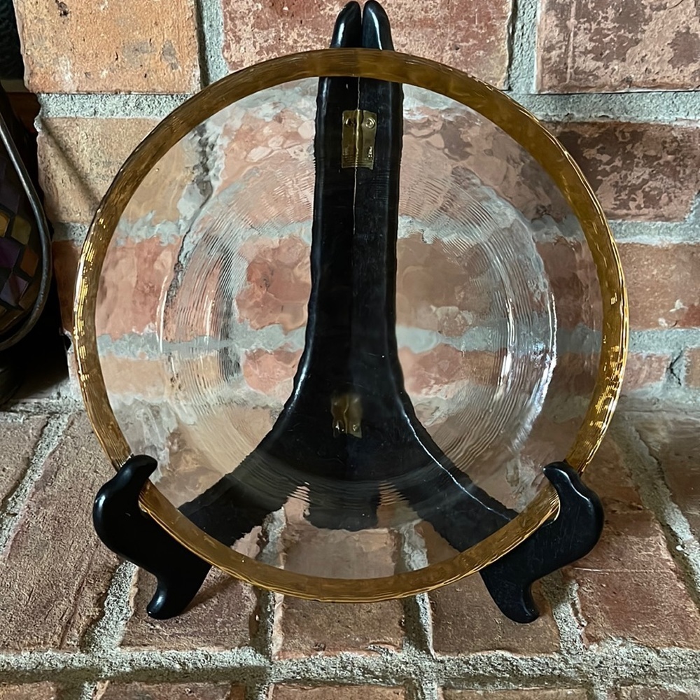 10 Strawberry Street Alpine Gold Side Plates Set of 2